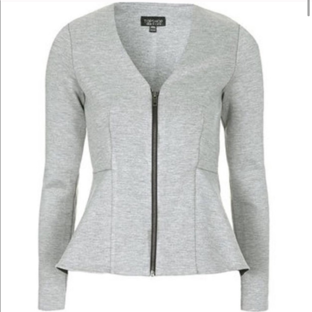 Topshop peplum blazer jacket